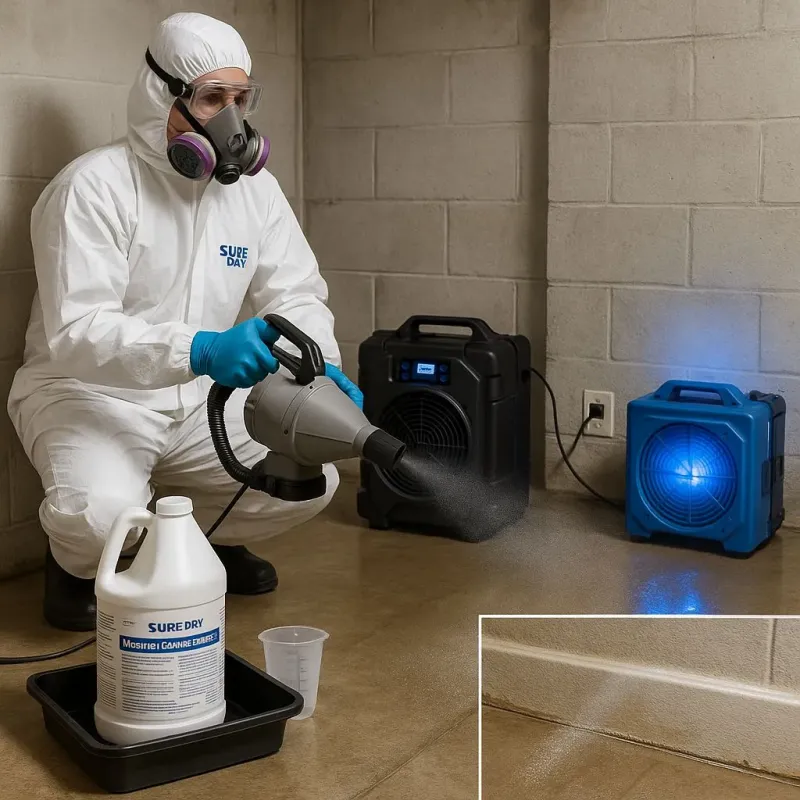 Sanitization and Odor Removal process in Bonham, TX