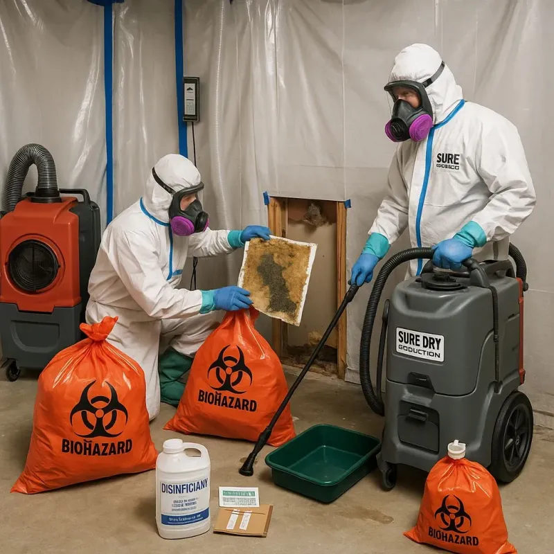 Contaminated Water Handling Protocols process in Bonham, TX