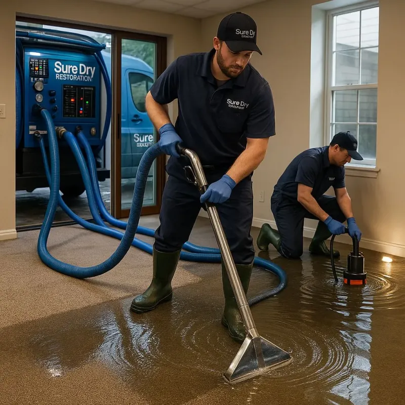 Water Extraction and Removal process in Bonham, TX